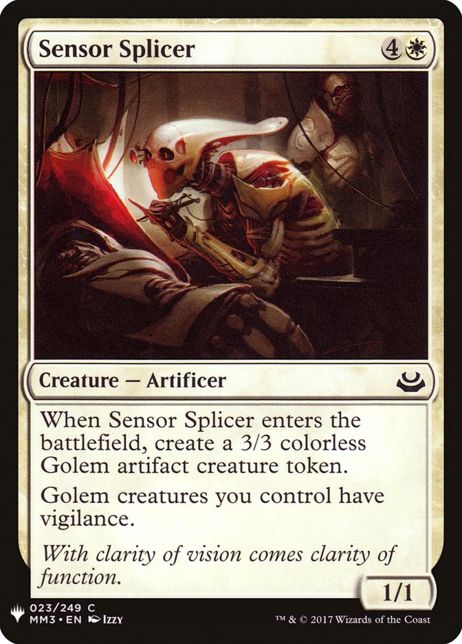 Sensor Splicer [Mystery Booster] Magic: The Gathering