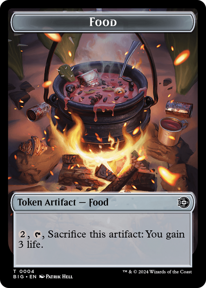 Food Token [Outlaws of Thunder Junction: The Big Score Tokens] Magic: The Gathering