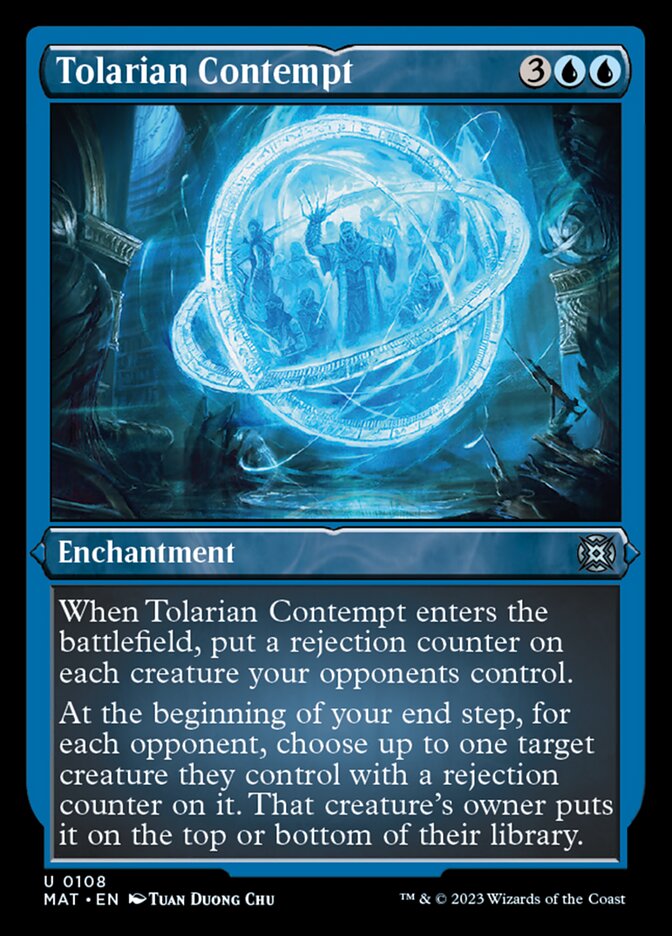 Tolarian Contempt (Foil Etched) [March of the Machine: The Aftermath] Magic: The Gathering