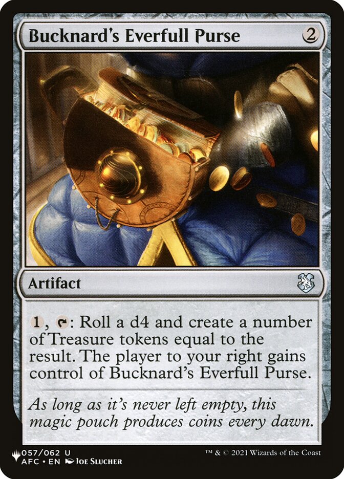 Bucknard's Everfull Purse [The List] Magic: The Gathering