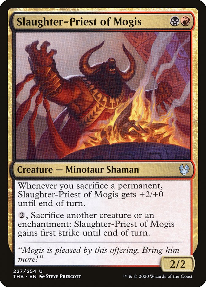 Slaughter-Priest of Mogis [Theros Beyond Death] Magic: The Gathering