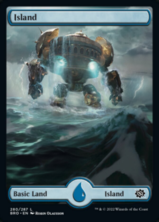Island (280) [The Brothers' War] Magic: The Gathering