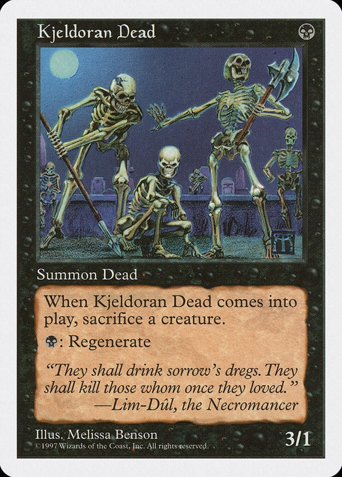 Kjeldoran Dead [Fifth Edition] Magic: The Gathering