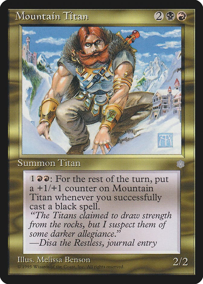 Mountain Titan [Ice Age] Magic: The Gathering