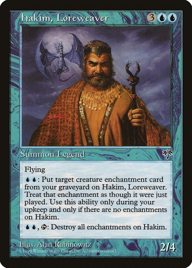 Hakim, Loreweaver [Mirage] Magic: The Gathering