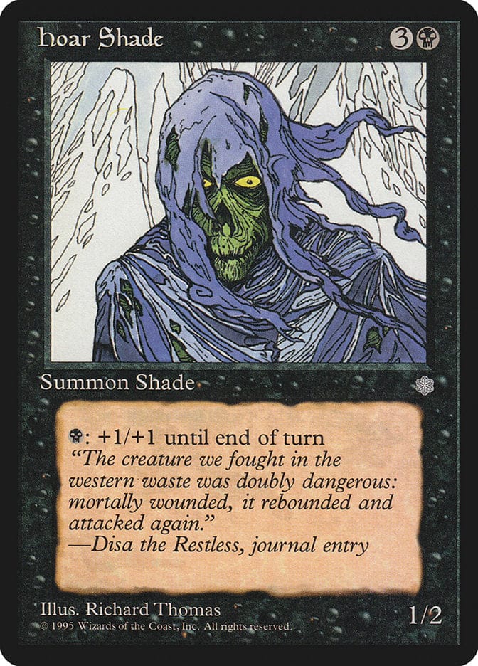 Hoar Shade [Ice Age] Magic: The Gathering