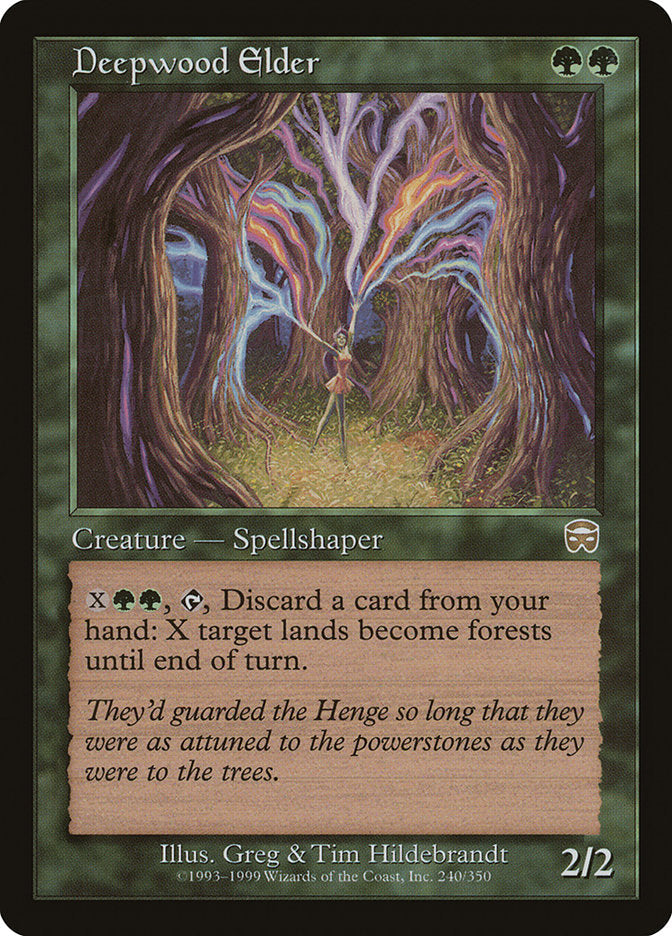Deepwood Elder [Mercadian Masques] Magic: The Gathering
