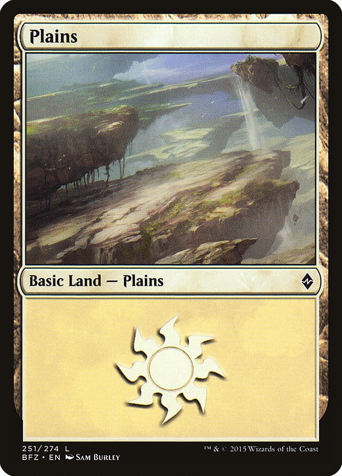 Plains (251) [Battle for Zendikar] Magic: The Gathering
