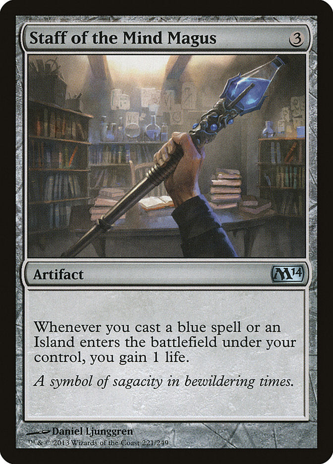 Staff of the Mind Magus [Magic 2014] Magic: The Gathering