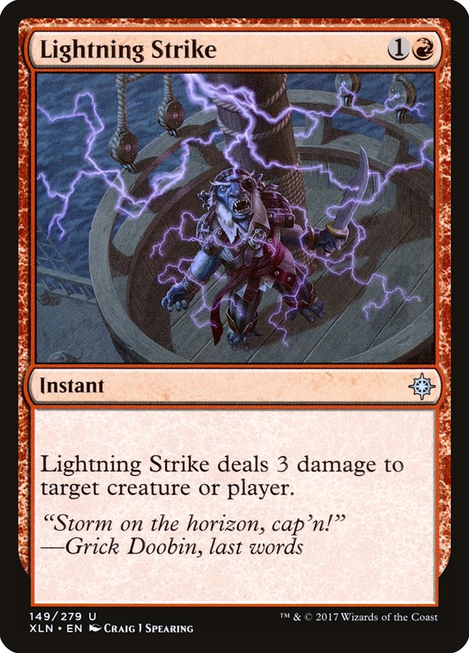 Lightning Strike [Ixalan] Magic: The Gathering