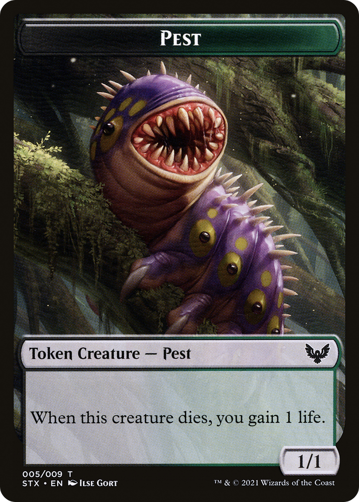 Pest // Lukka, Wayward Bonder Emblem Double-Sided Token [Secret Lair: From Cute to Brute Tokens] Magic: The Gathering