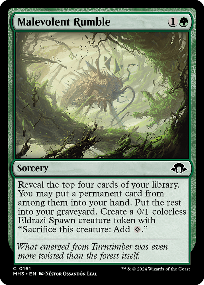 Malevolent Rumble [Modern Horizons 3] Magic: The Gathering