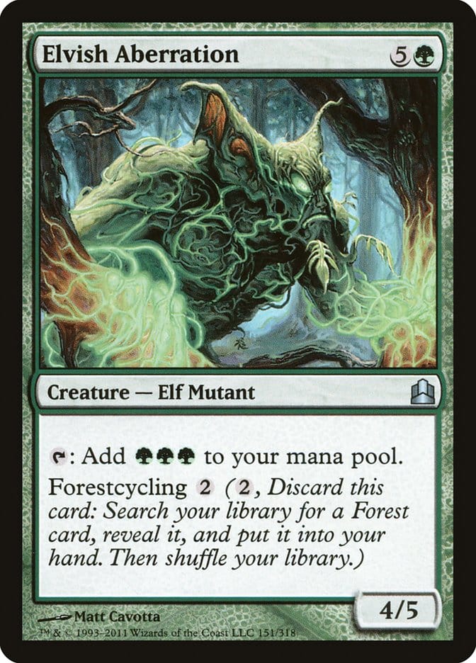 Elvish Aberration [Commander 2011] Magic: The Gathering