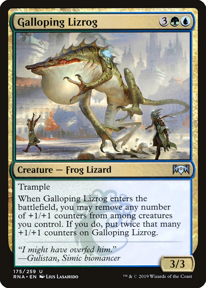 Galloping Lizrog [Ravnica Allegiance] Magic: The Gathering