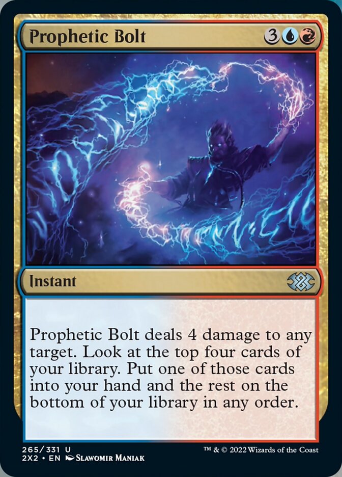 Prophetic Bolt [Double Masters 2022] Magic: The Gathering