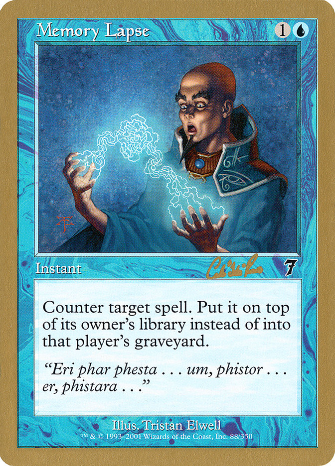 Memory Lapse (Carlos Romao) [World Championship Decks 2002] Magic: The Gathering
