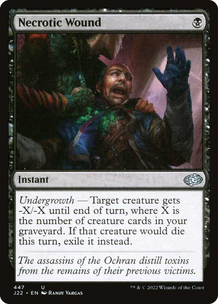Necrotic Wound [Jumpstart 2022] Magic: The Gathering