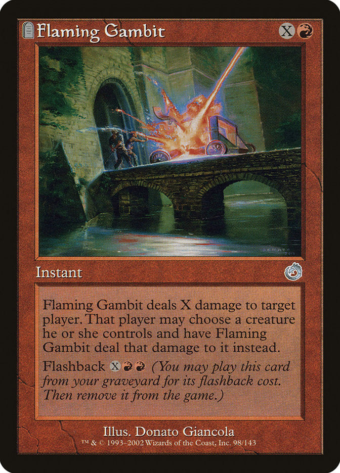 Flaming Gambit [Torment] Magic: The Gathering