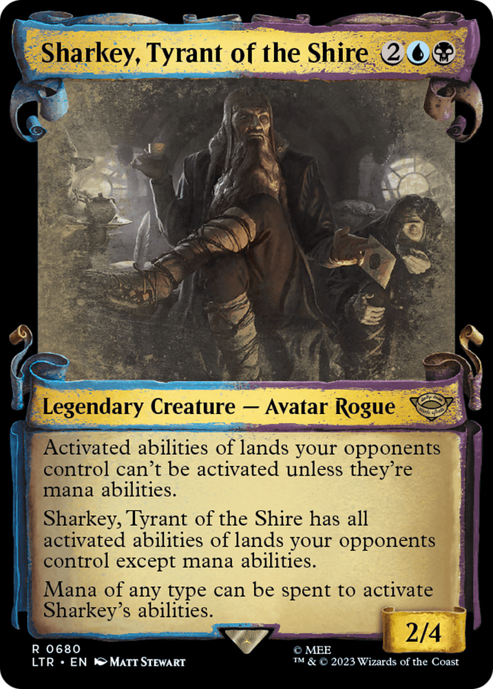 Sharkey, Tyrant of the Shire [The Lord of the Rings: Tales of Middle-Earth Showcase Scrolls] Magic: The Gathering