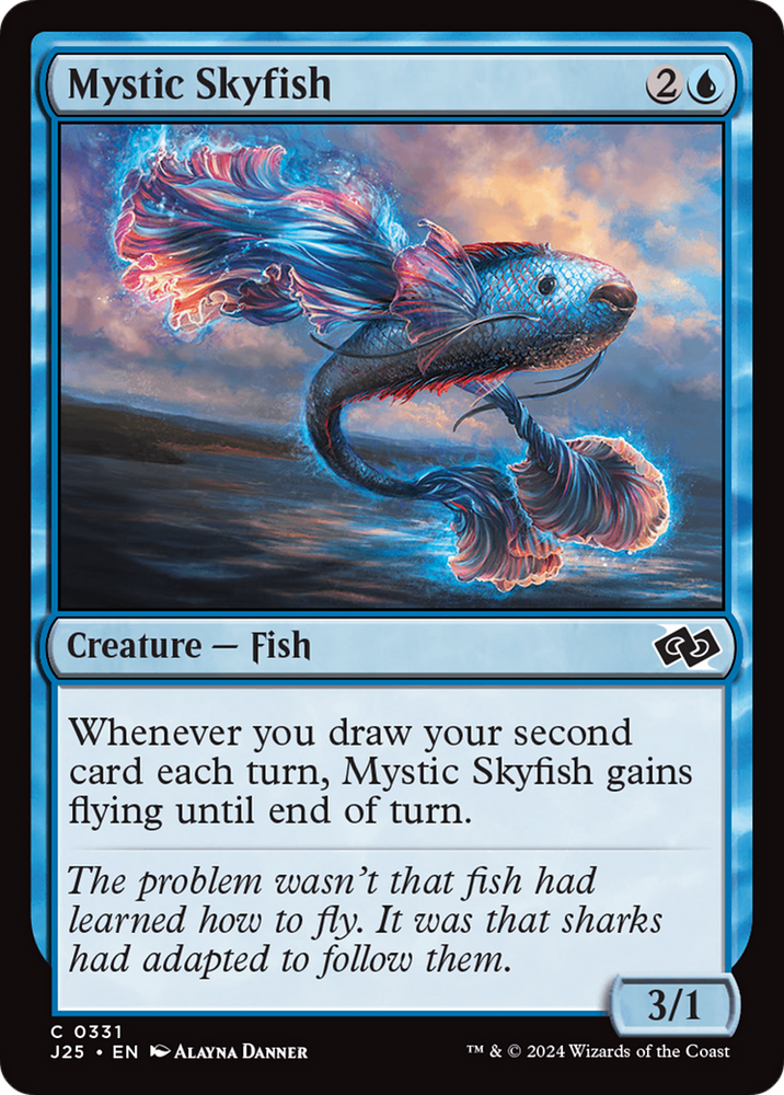 Mystic Skyfish [Foundations Jumpstart] Magic: The Gathering