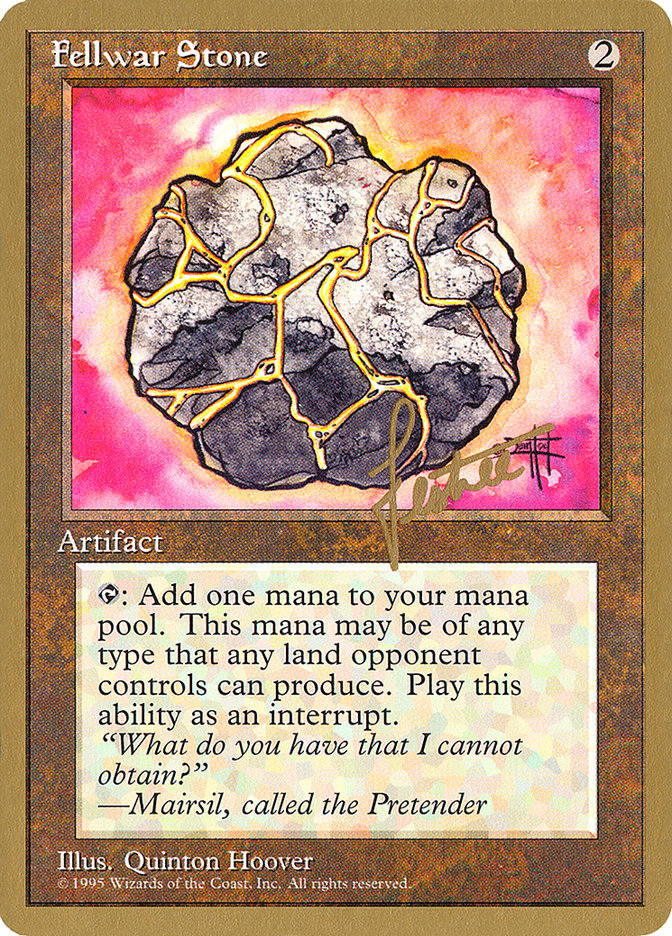 Fellwar Stone (Bertrand Lestree) [Pro Tour Collector Set] Magic: The Gathering