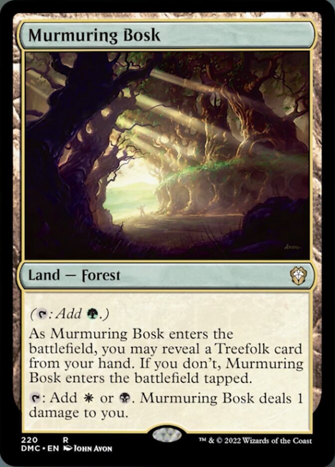 Murmuring Bosk [Dominaria United Commander] Magic: The Gathering