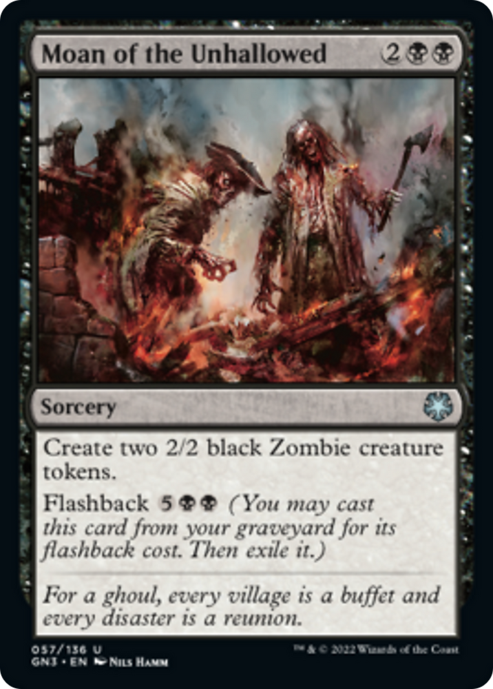 Moan of the Unhallowed [Game Night: Free-for-All] Magic: The Gathering