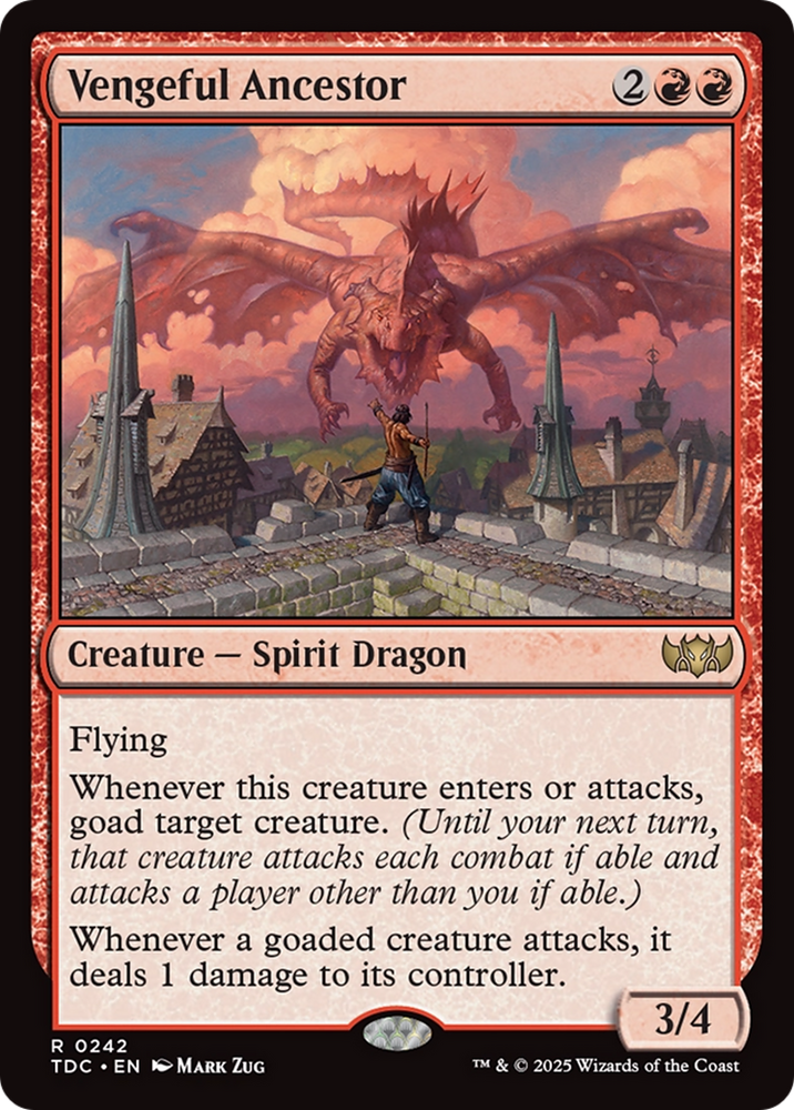 Vengeful Ancestor [Tarkir: Dragonstorm Commander] Magic: The Gathering