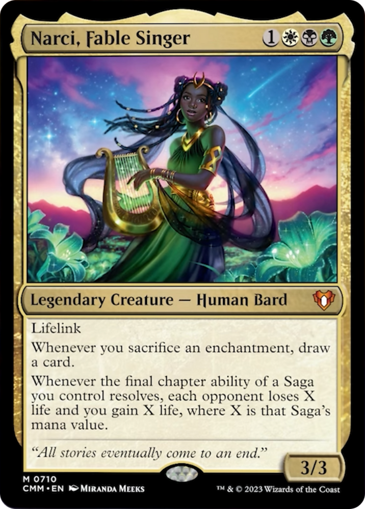 Narci, Fable Singer [Commander Masters] Magic: The Gathering