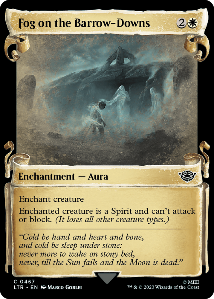 Fog on the Barrow-Downs [The Lord of the Rings: Tales of Middle-Earth Showcase Scrolls] Magic: The Gathering