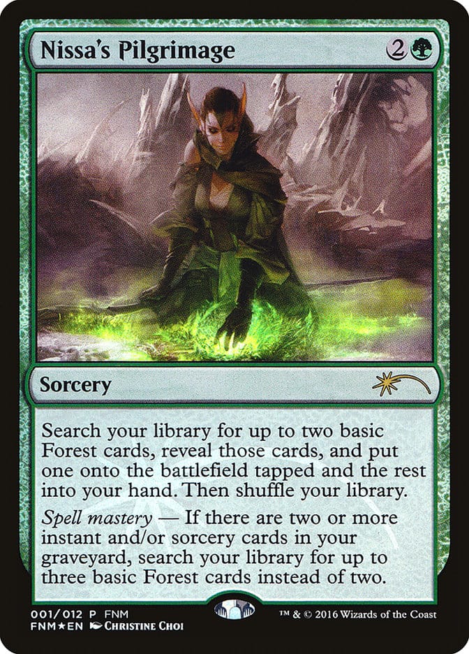 Nissa's Pilgrimage [Friday Night Magic 2016] Magic: The Gathering