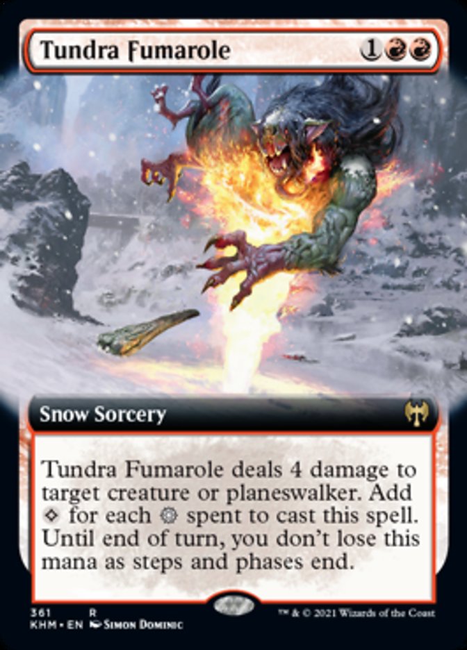 Tundra Fumarole (Extended Art) [Kaldheim] Magic: The Gathering