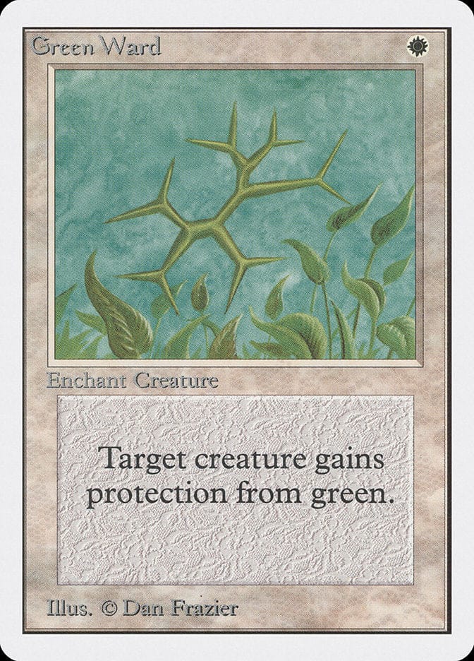 Green Ward [Unlimited Edition] Magic: The Gathering