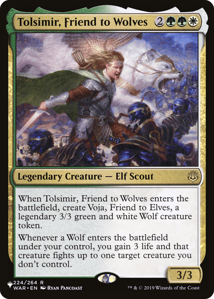 Tolsimir, Friend to Wolves [The List] Magic: The Gathering