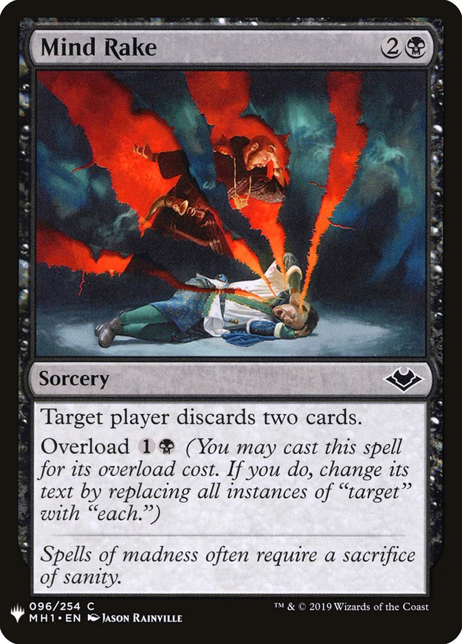 Mind Rake [Mystery Booster] Magic: The Gathering
