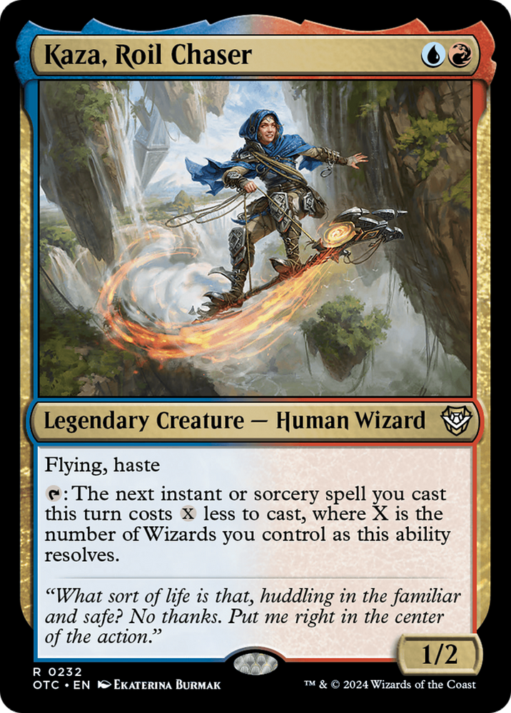 Kaza, Roil Chaser [Outlaws of Thunder Junction Commander] Magic: The Gathering