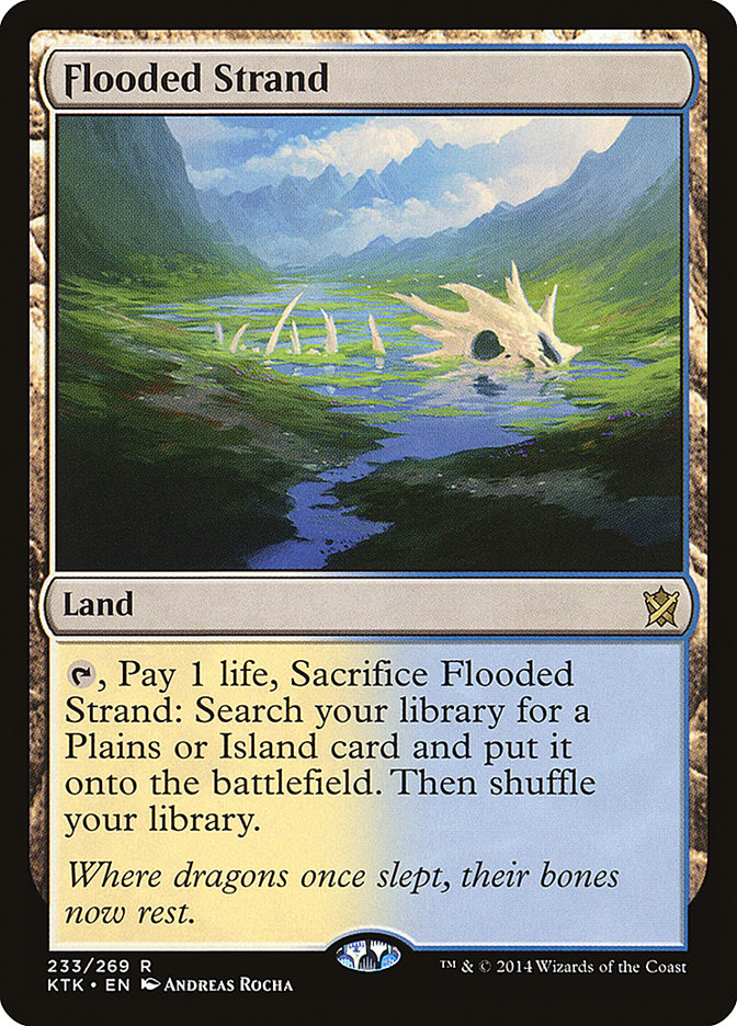 Flooded Strand [Khans of Tarkir] Magic: The Gathering