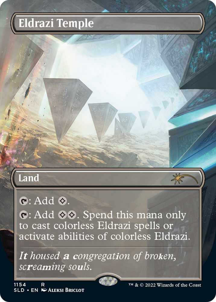Eldrazi Temple (Borderless) [Secret Lair Drop Series] Magic: The Gathering