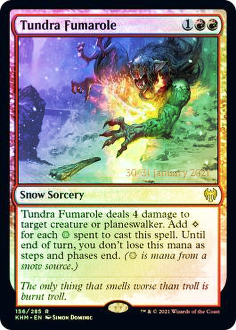 Tundra Fumarole [Kaldheim Prerelease Promos] Magic: The Gathering