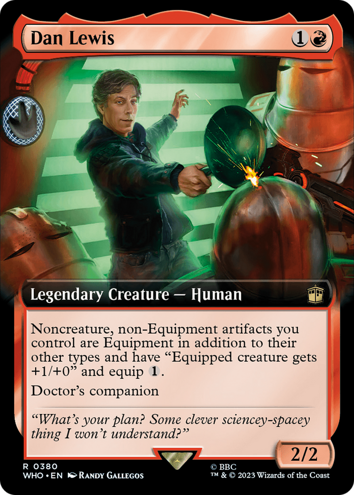 Dan Lewis (Extended Art) [Doctor Who] Magic: The Gathering