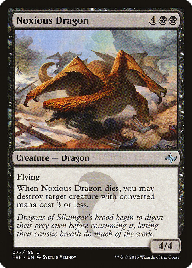Noxious Dragon [Fate Reforged] Magic: The Gathering