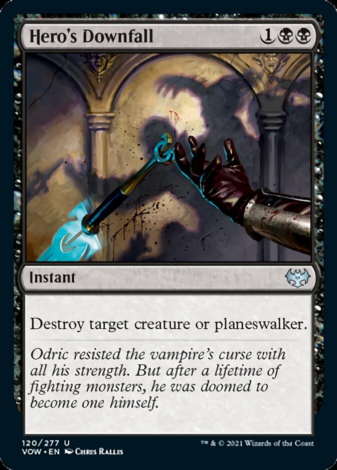 Hero's Downfall [Innistrad: Crimson Vow] Magic: The Gathering