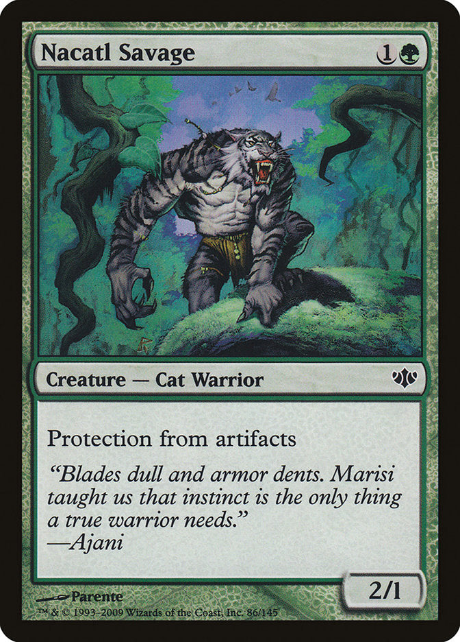 Nacatl Savage [Conflux] Magic: The Gathering