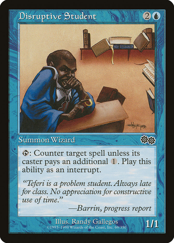 Disruptive Student [Urza's Saga] Magic: The Gathering