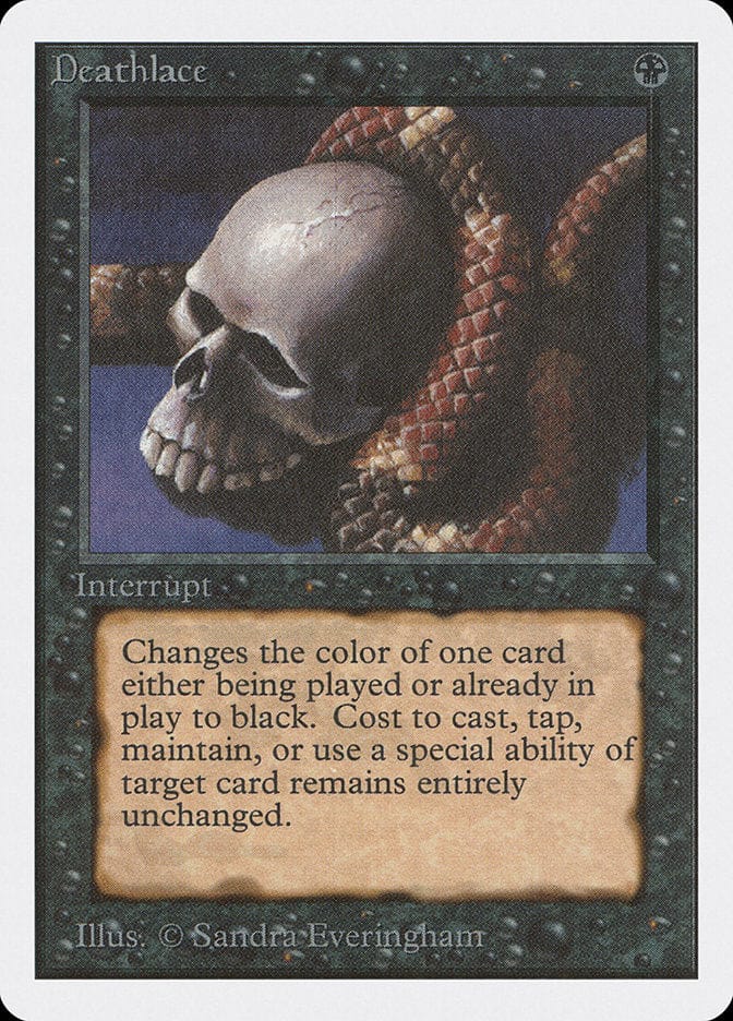 Deathlace [Unlimited Edition] Magic: The Gathering