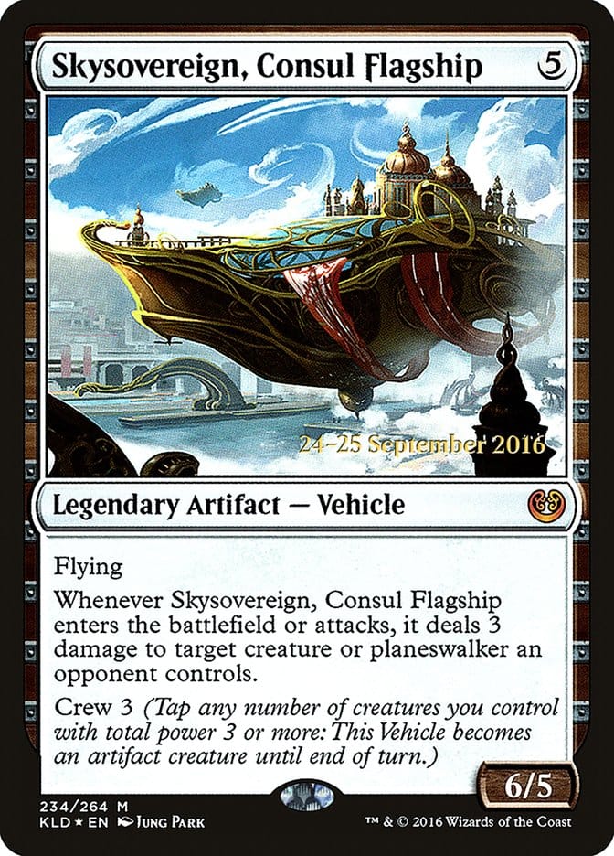 Skysovereign, Consul Flagship [Kaladesh Prerelease Promos] Magic: The Gathering