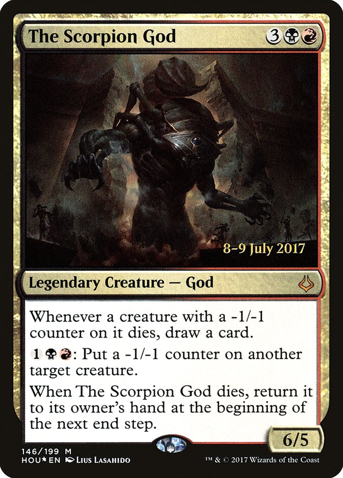 The Scorpion God [Hour of Devastation Prerelease Promos] Magic: The Gathering