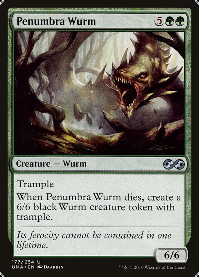 Penumbra Wurm [Ultimate Masters] Magic: The Gathering