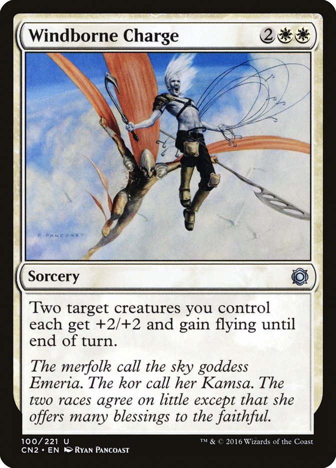 Windborne Charge [Conspiracy: Take the Crown] Magic: The Gathering