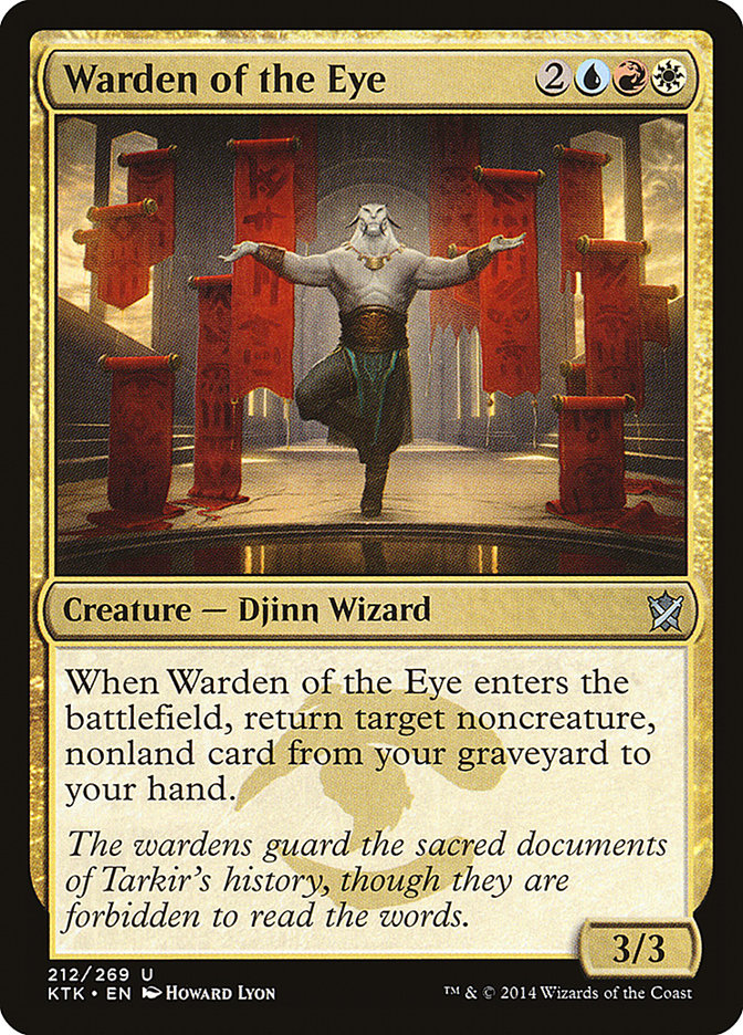 Warden of the Eye [Khans of Tarkir] Magic: The Gathering
